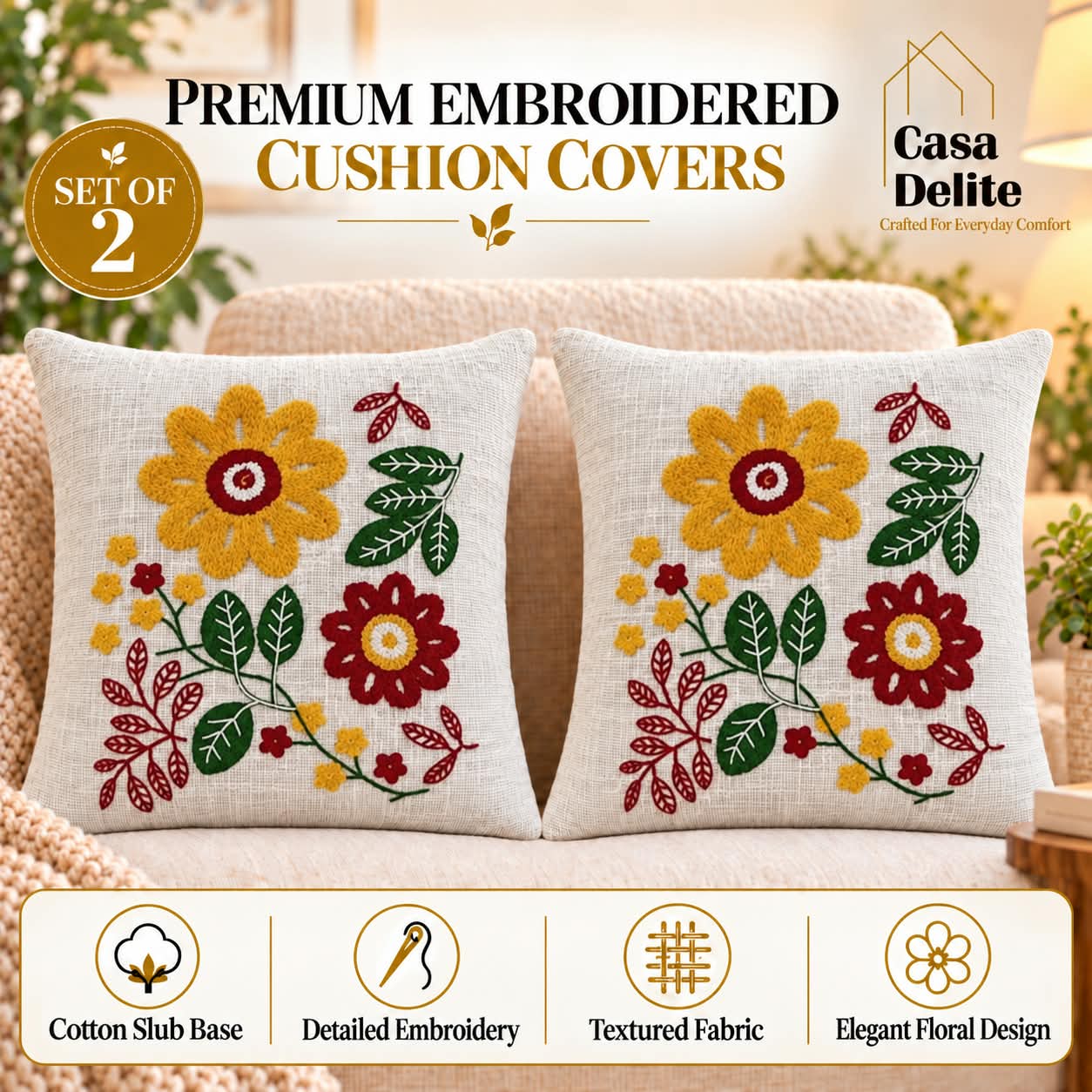 Premium Embroidered Cushion Covers 02